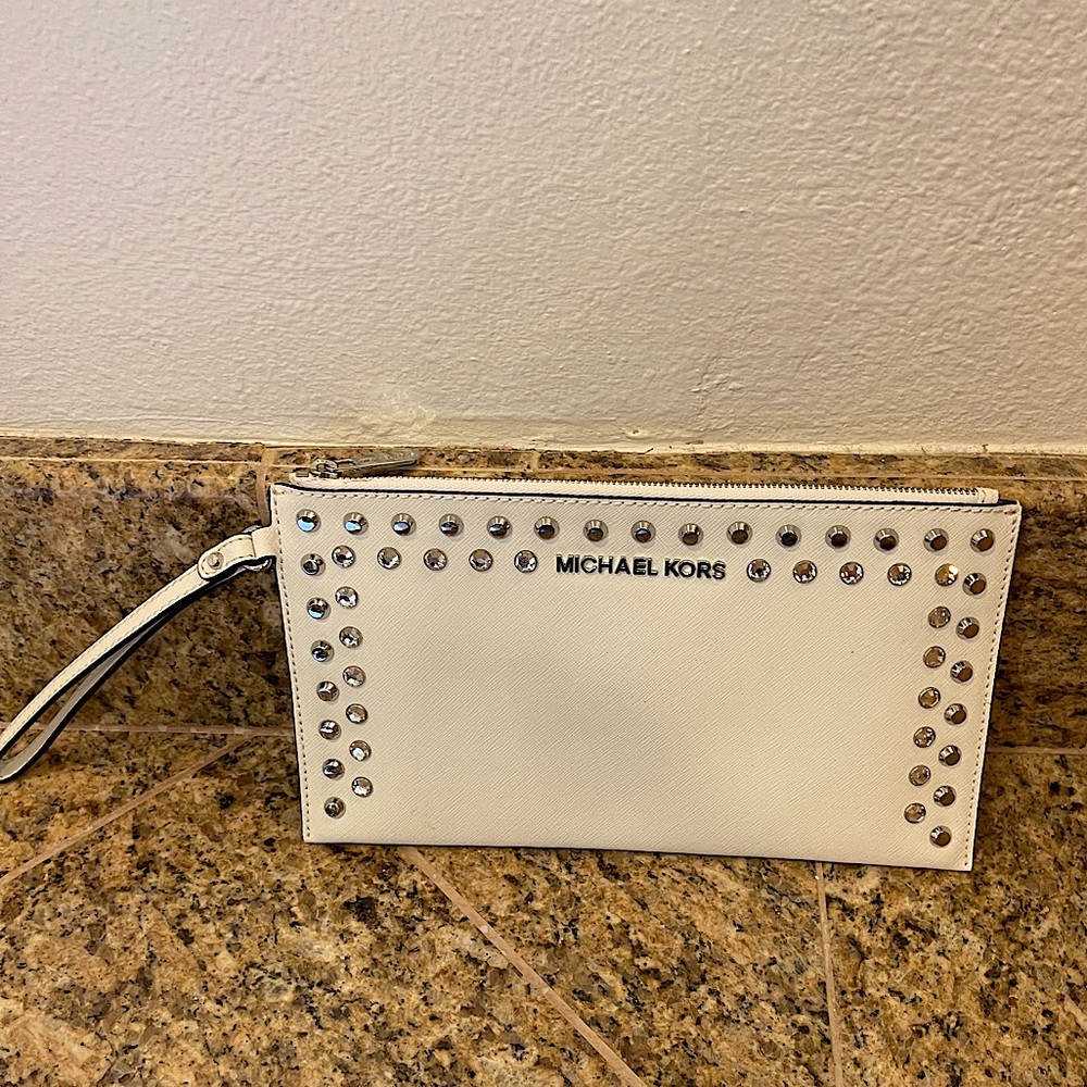 Michael Kors Rhinestone Wristlet/Clutch